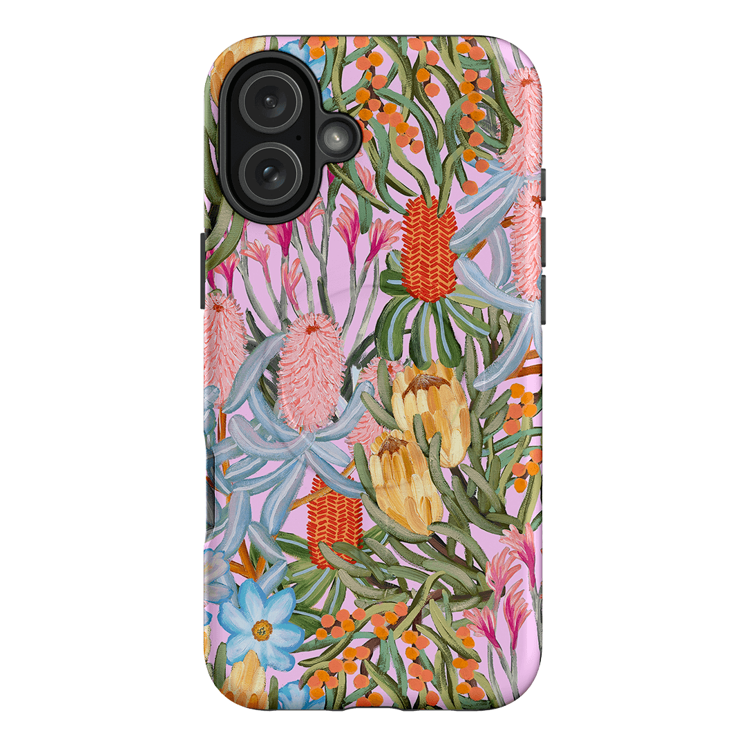 Floral Sorbet Printed Phone Cases iPhone 16 Plus / Armoured MagSafe by Amy Gibbs - The Dairy