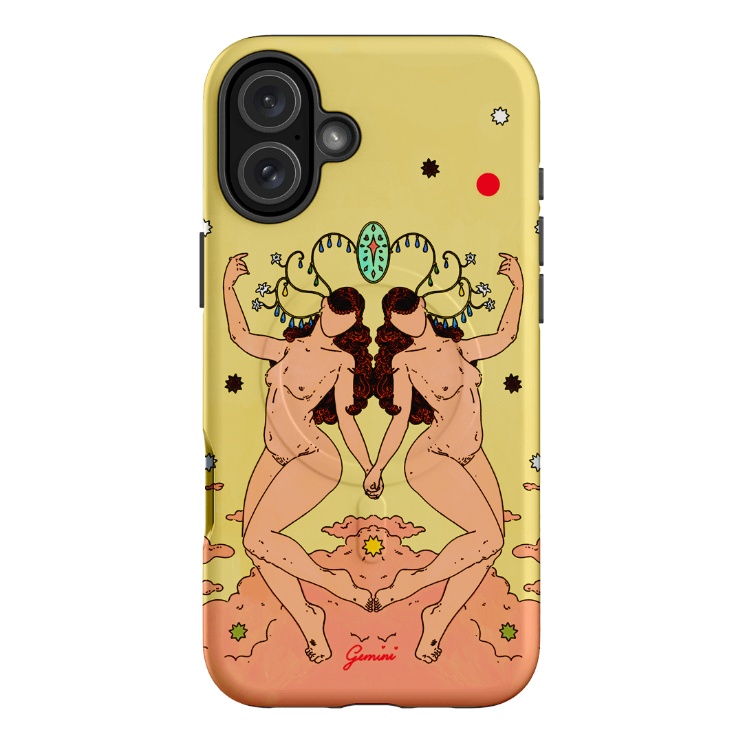 Gemini Season Printed Phone Cases iPhone 16 Plus / Armoured MagSafe by Easty Beasty - The Dairy