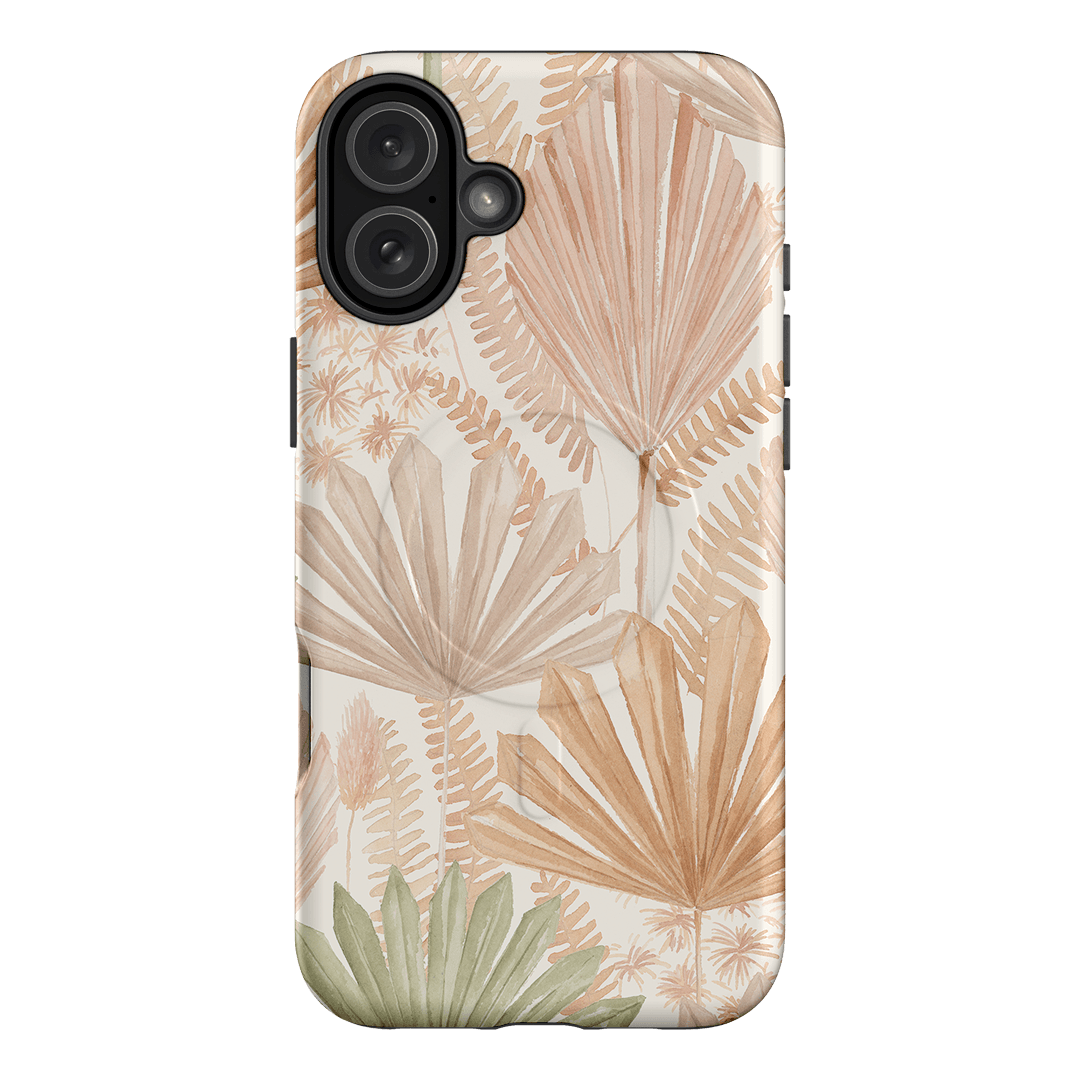 Golden Palm Printed Phone Cases iPhone 16 Plus / Armoured MagSafe by Cass Deller - The Dairy