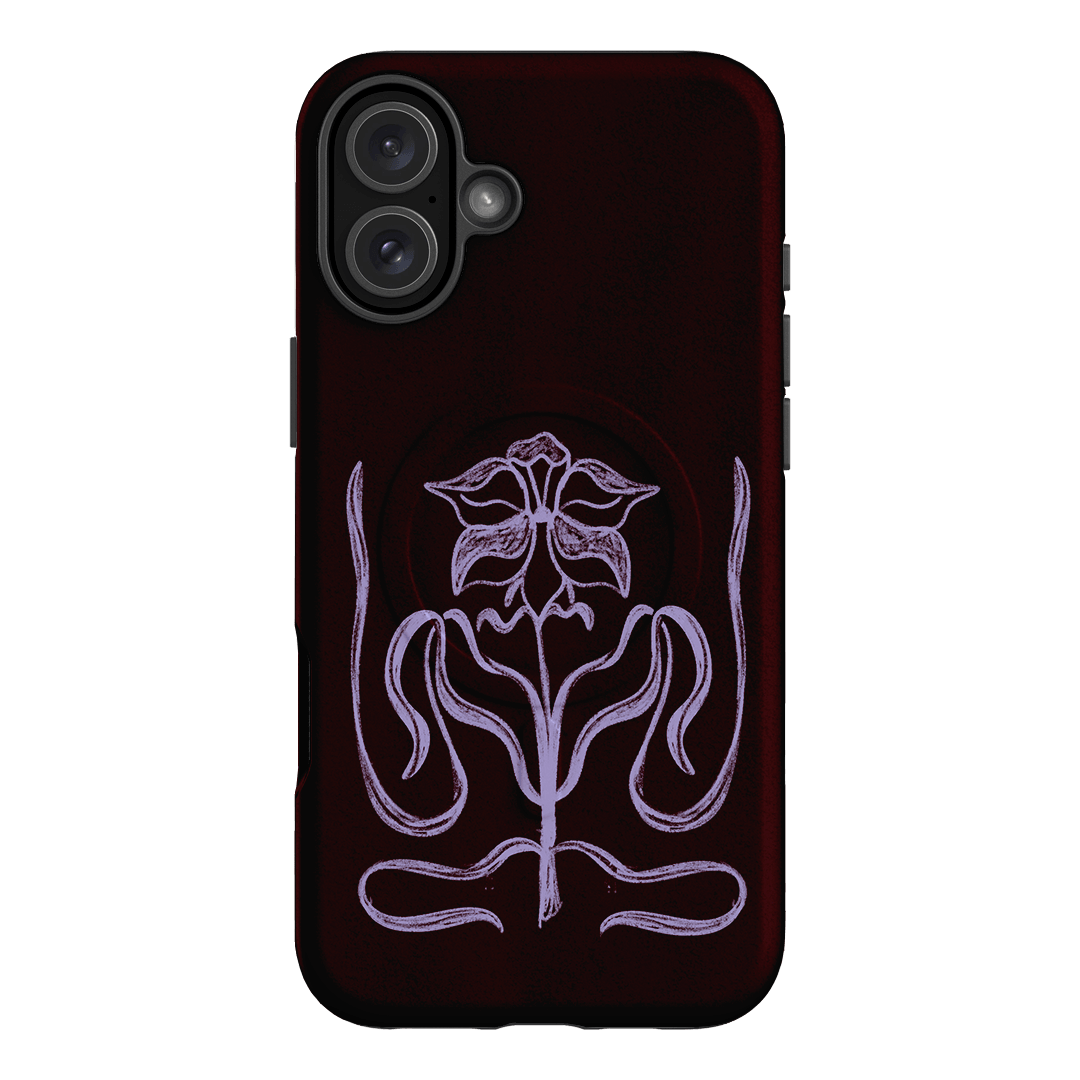 Growth Burgundy Printed Phone Cases by The Dairy - The Dairy