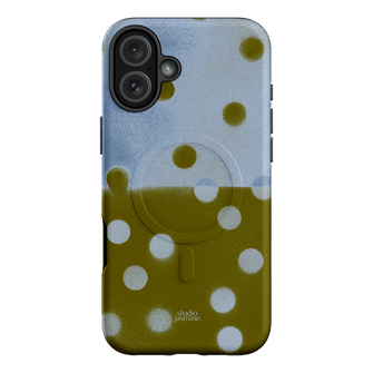 Lake Polka Dot Printed Phone Cases iPhone 16 Plus / Armoured MagSafe by Jasmine Dowling - The Dairy