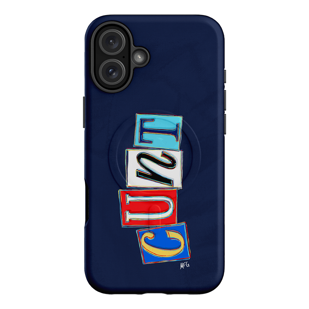 Lil Cnts Blue Printed Phone Cases iPhone 16 Plus / Armoured MagSafe by Margarbs Art - The Dairy