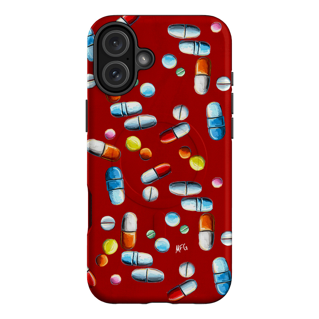 Lil Pills Printed Phone Cases iPhone 16 Plus / Armoured MagSafe by Margarbs Art - The Dairy