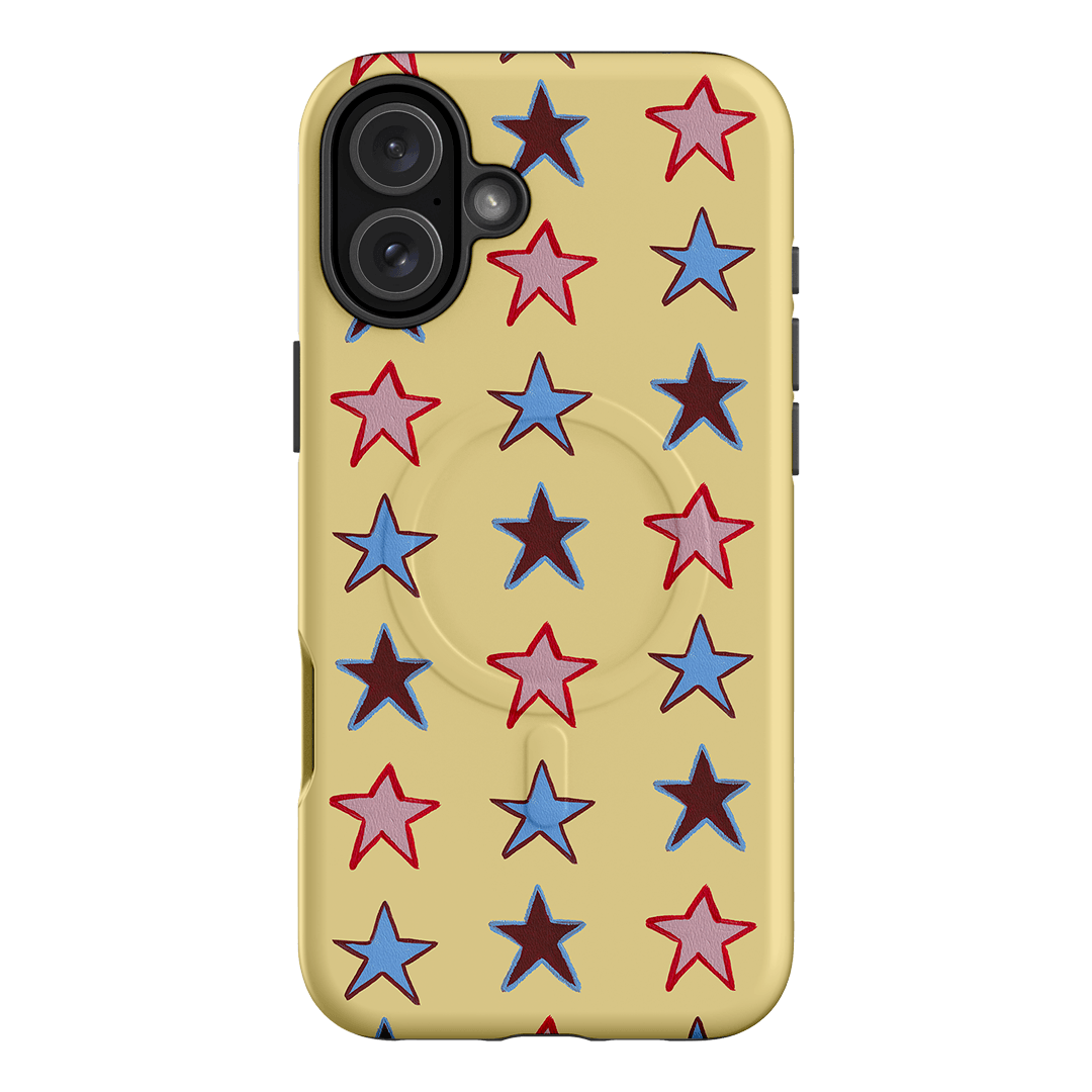 Lucky Stars Butter Printed Phone Cases iPhone 16 Plus / Armoured MagSafe by BG. Studio - The Dairy