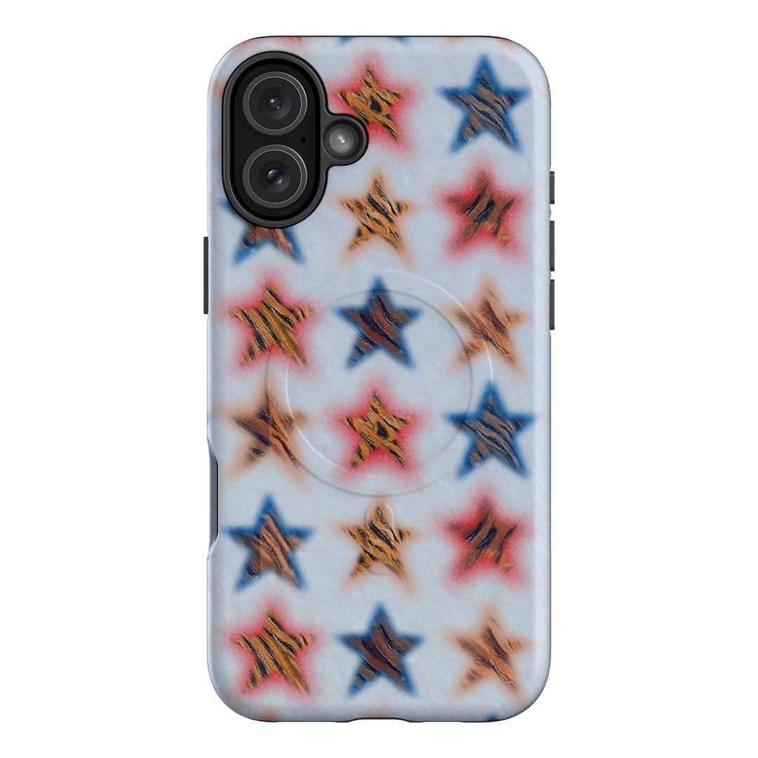 Lucky Stars Tiger Printed Phone Cases iPhone 16 Plus / Armoured MagSafe by BG. Studio - The Dairy