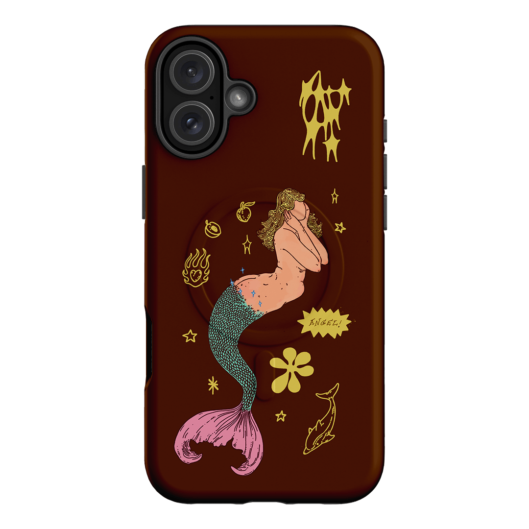 Mimi Chocolate Printed Phone Cases iPhone 16 Plus / Armoured MagSafe by Easty Beasty - The Dairy