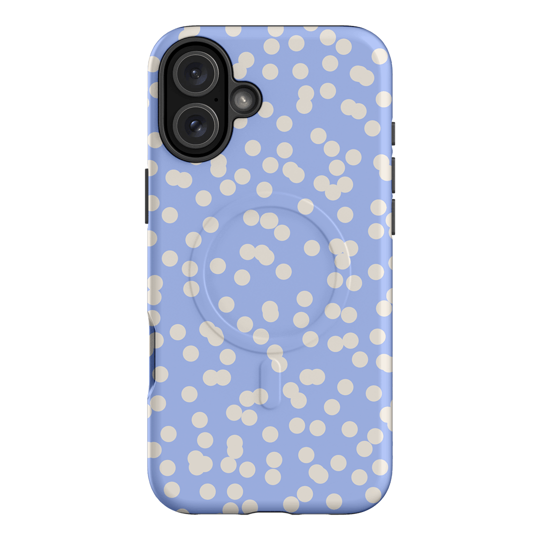Mini Confetti Periwinkle Salt Printed Phone Cases iPhone 16 Plus / Armoured MagSafe by Veronica Tucker - The Dairy