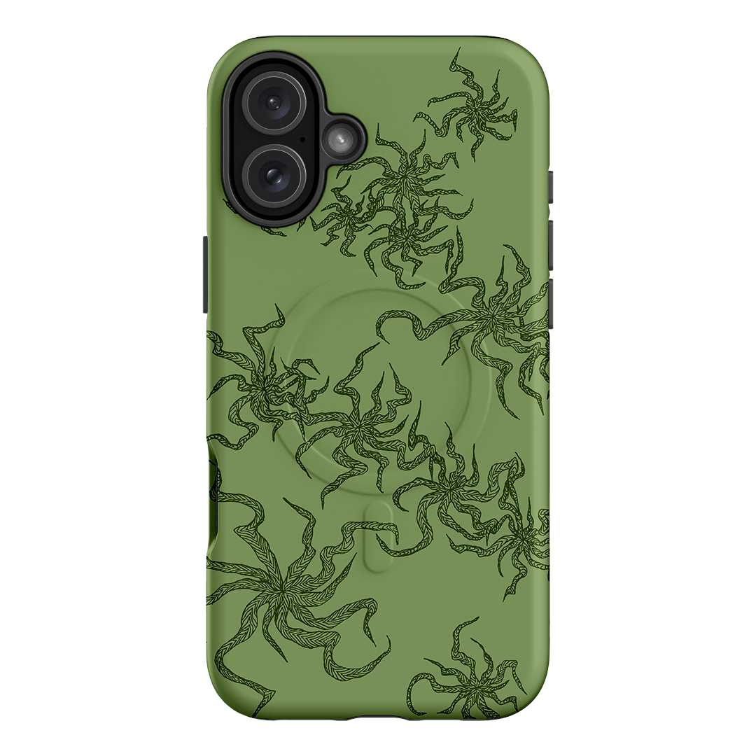 Night Moss Printed Phone Cases iPhone 16 Plus / Armoured MagSafe by Stormi Bree - The Dairy