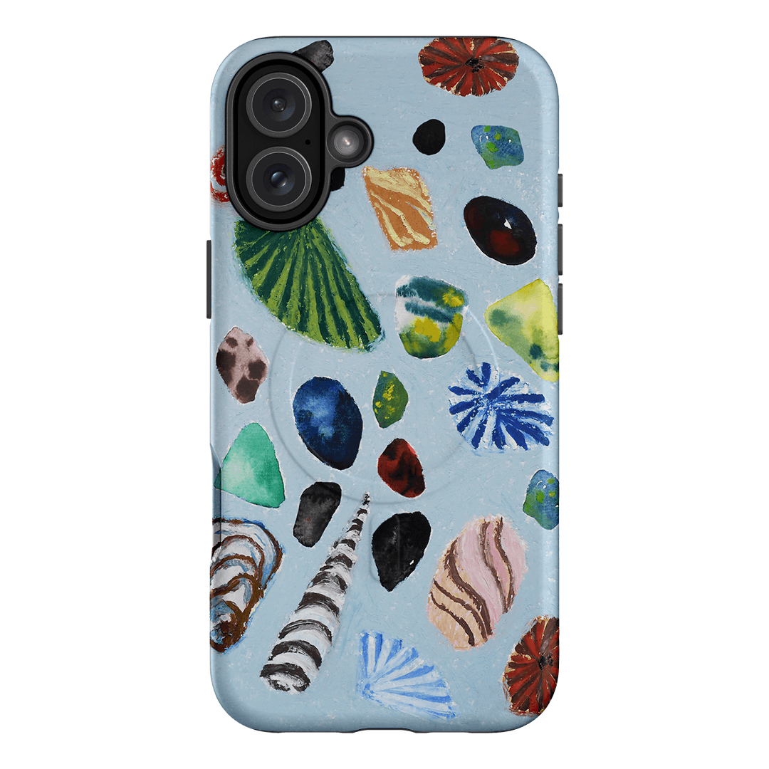 Ocean Currency Printed Phone Cases iPhone 16 Plus / Armoured MagSafe by Lisa Hu - The Dairy