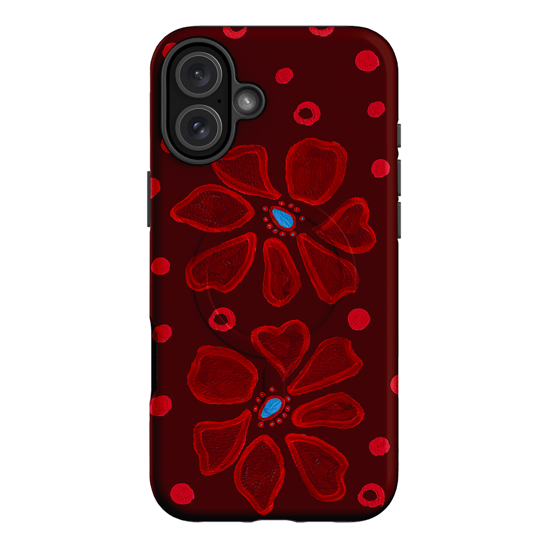 Painted Petal Rouge Printed Phone Cases iPhone 16 Plus / Armoured MagSafe by BG. Studio - The Dairy
