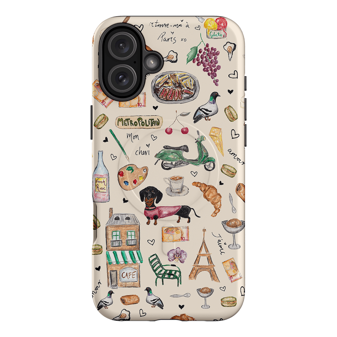 Parisian Daydream Printed Phone Cases iPhone 16 Plus / Armoured MagSafe by BG. Studio - The Dairy