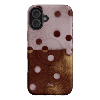 Rust Polka Dot Printed Phone Cases iPhone 16 Plus / Armoured MagSafe by Jasmine Dowling - The Dairy