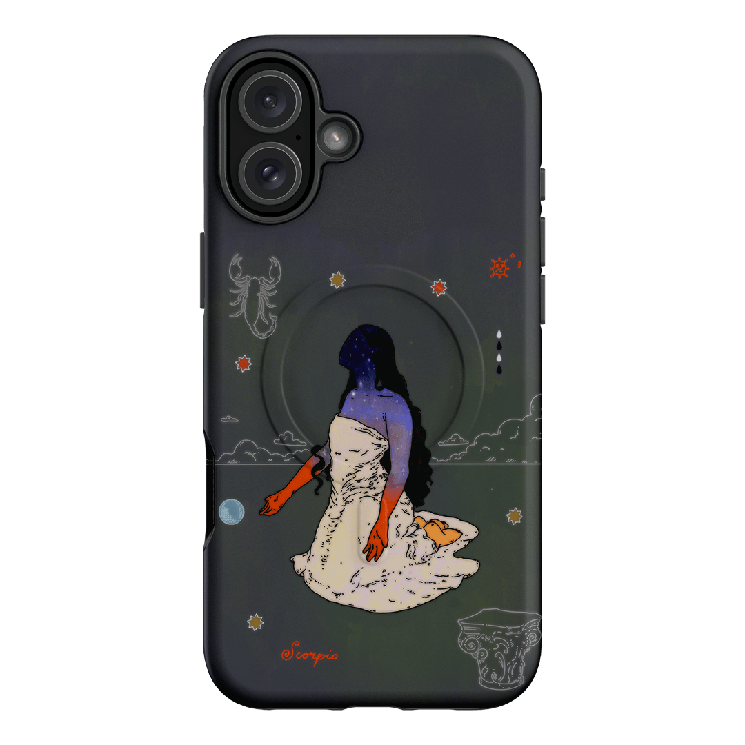 Scorpio Season Printed Phone Cases iPhone 16 Plus / Armoured MagSafe by Easty Beasty - The Dairy