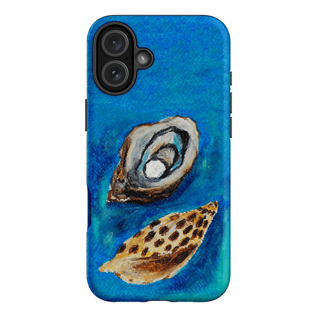 Sea Shells Printed Phone Cases iPhone 16 Plus / Armoured MagSafe by Lisa Hu - The Dairy