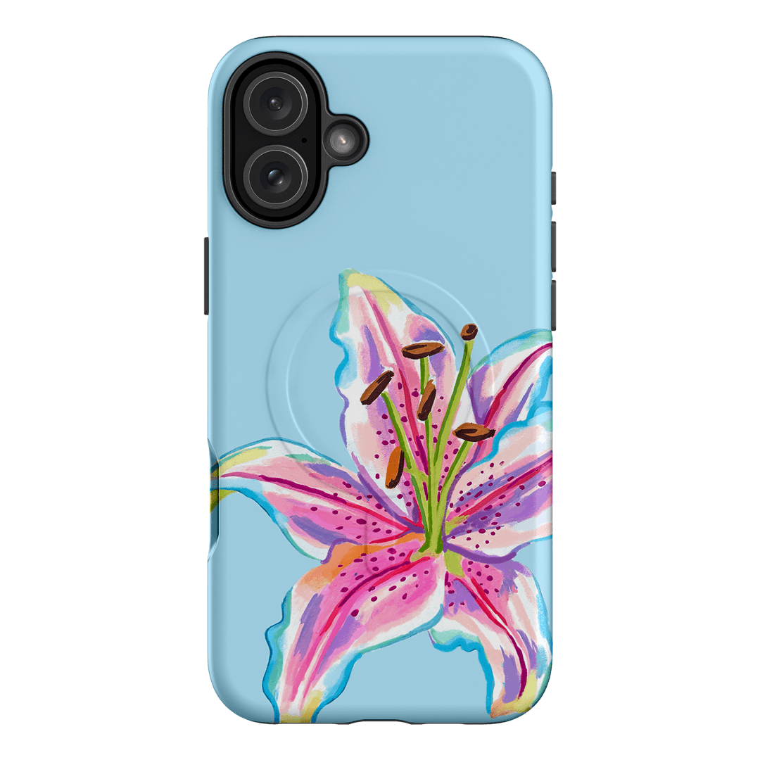 Sky Lily Printed Phone Cases iPhone 16 Plus / Armoured MagSafe by Femke Studio - The Dairy
