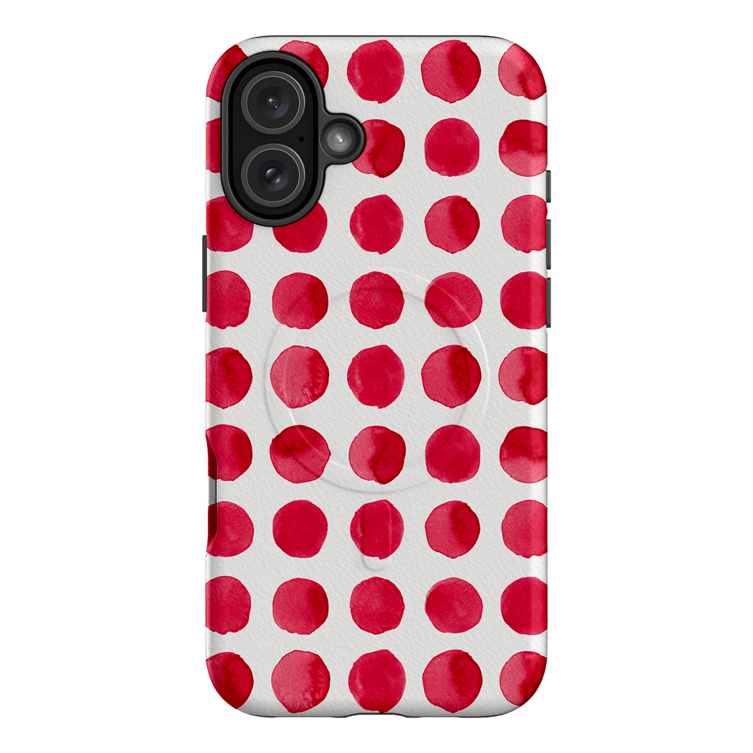 Spots in Red Printed Phone Cases by The Dairy - The Dairy