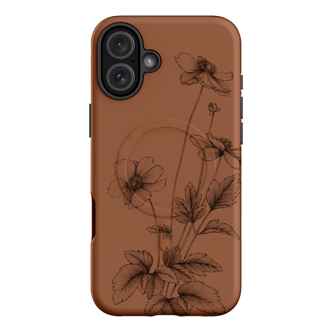 Windflowers Study Printed Phone Cases iPhone 16 Plus / Armoured MagSafe by Typoflora - The Dairy