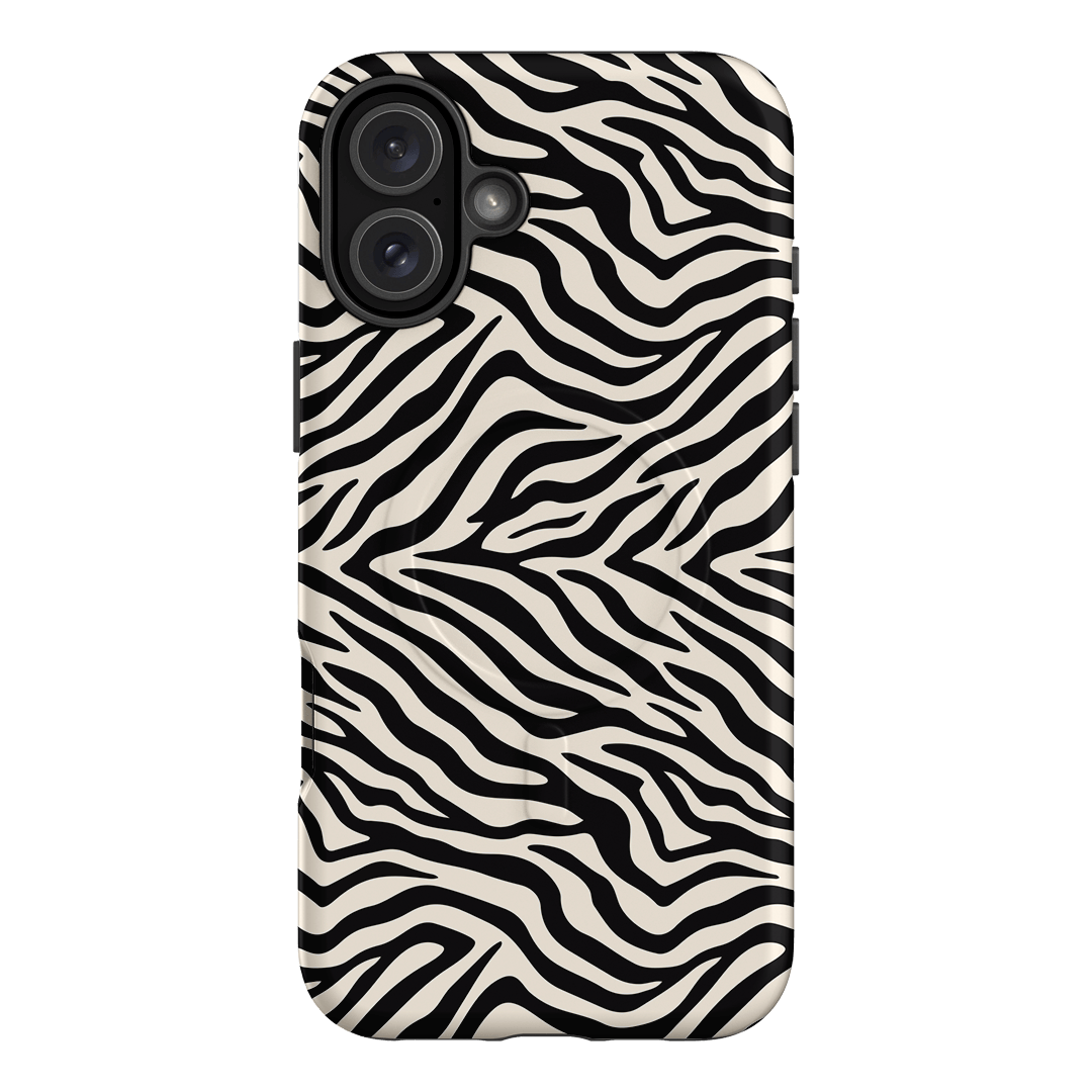 Zebra Ink Printed Phone Cases iPhone 16 Plus / Armoured MagSafe by The Dairy - The Dairy
