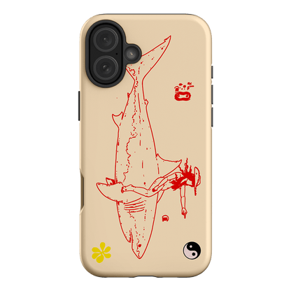 1800-Busy-Rn in Cream Printed Phone Cases iPhone 16 Plus / Armoured by Easty Beasty - The Dairy