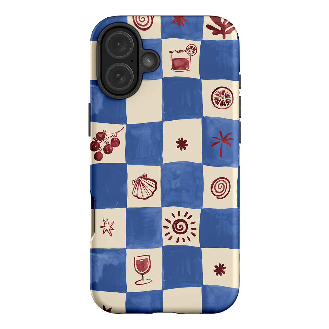 Afternoon Mezze Cornflower Printed Phone Cases iPhone 16 Plus / Armoured by Charlie Taylor - The Dairy