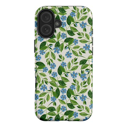 Blue Vines Printed Phone Cases iPhone 16 Plus / Armoured by Ellie Mae - The Dairy