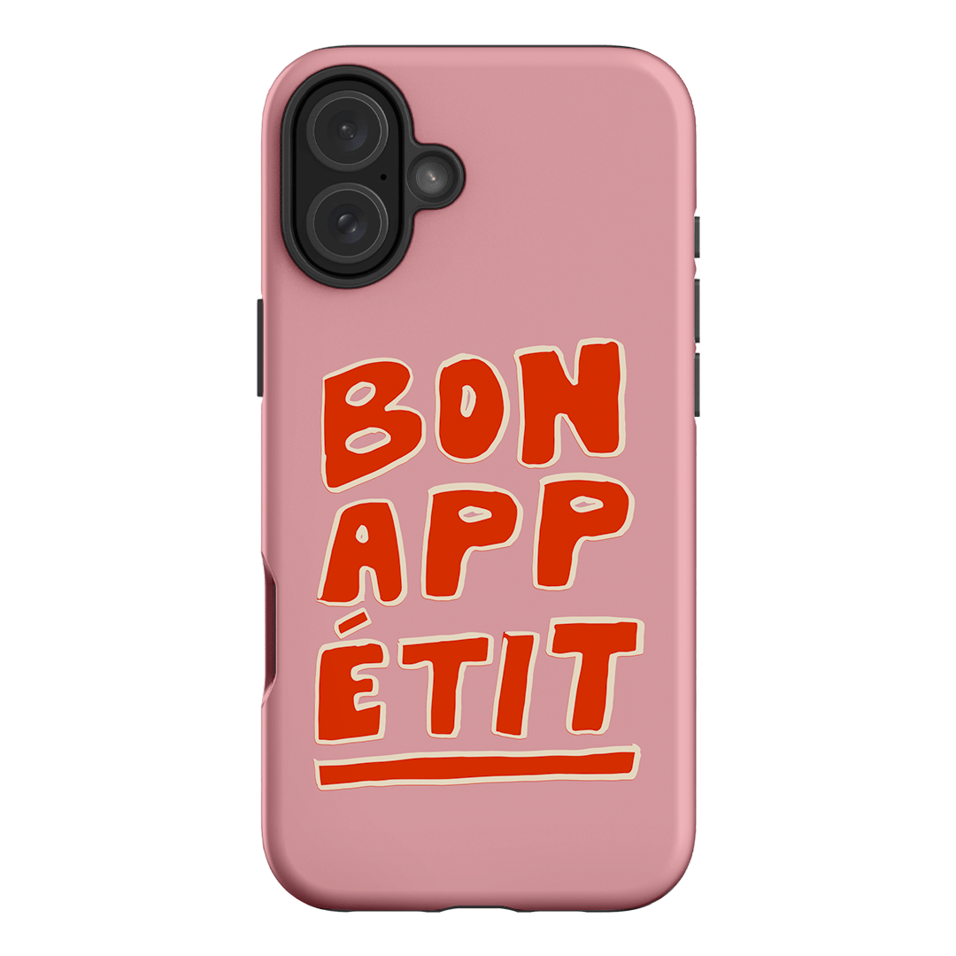 Bon Appetit Pink Printed Phone Cases iPhone 16 Plus / Armoured by The Dairy - The Dairy