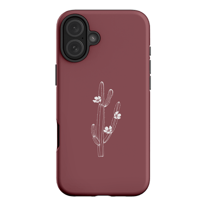 Cactus Flower Printed Phone Cases iPhone 16 Plus / Armoured by Typoflora - The Dairy