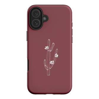 Cactus Flower Printed Phone Cases iPhone 16 Plus / Armoured by Typoflora - The Dairy
