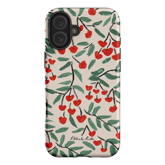 Cherry Love Printed Phone Cases iPhone 16 Plus / Armoured by Phthalo Ruth - The Dairy