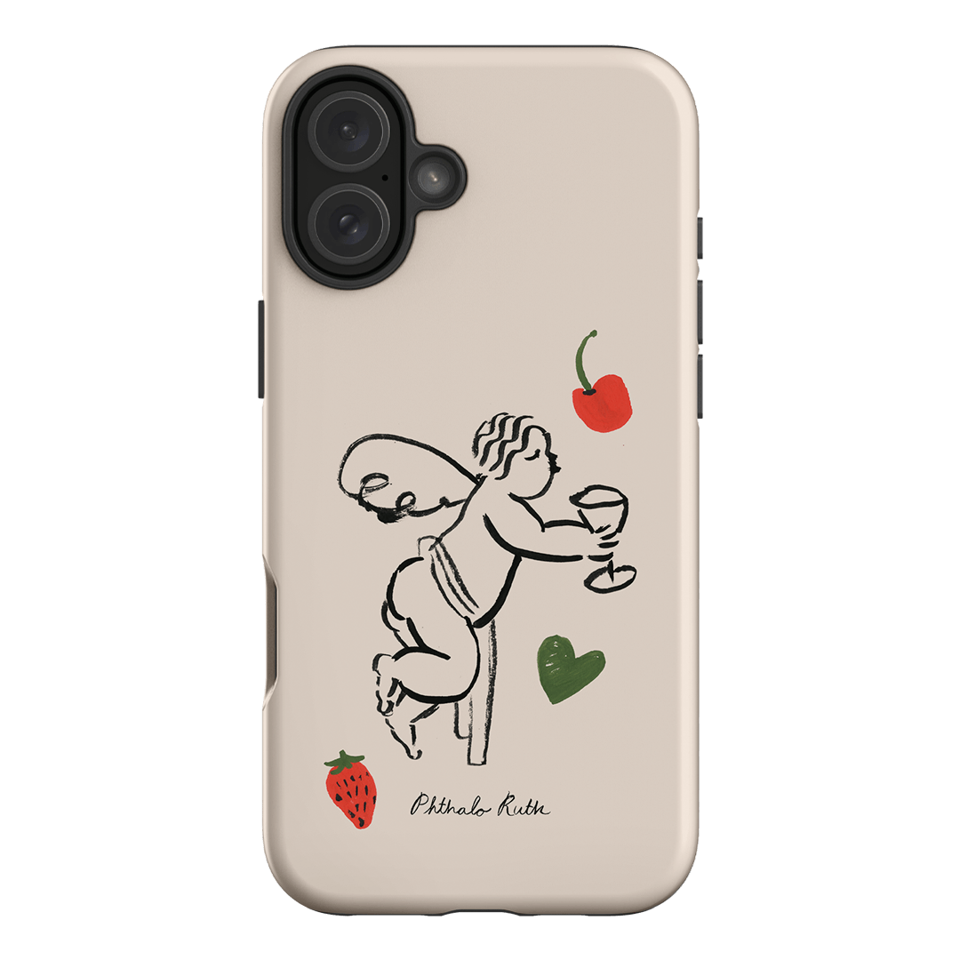 Cherub Printed Phone Cases iPhone 16 Plus / Armoured by Phthalo Ruth - The Dairy