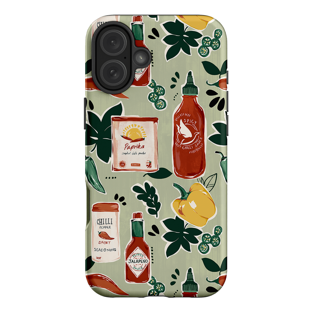 Chilli Pepper Printed Phone Cases iPhone 16 Plus / Armoured by Charlie Taylor - The Dairy