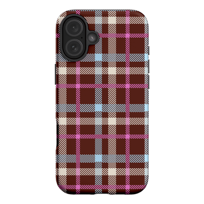 Confetti Plaid Printed Phone Cases iPhone 16 Plus / Armoured by The Dairy - The Dairy