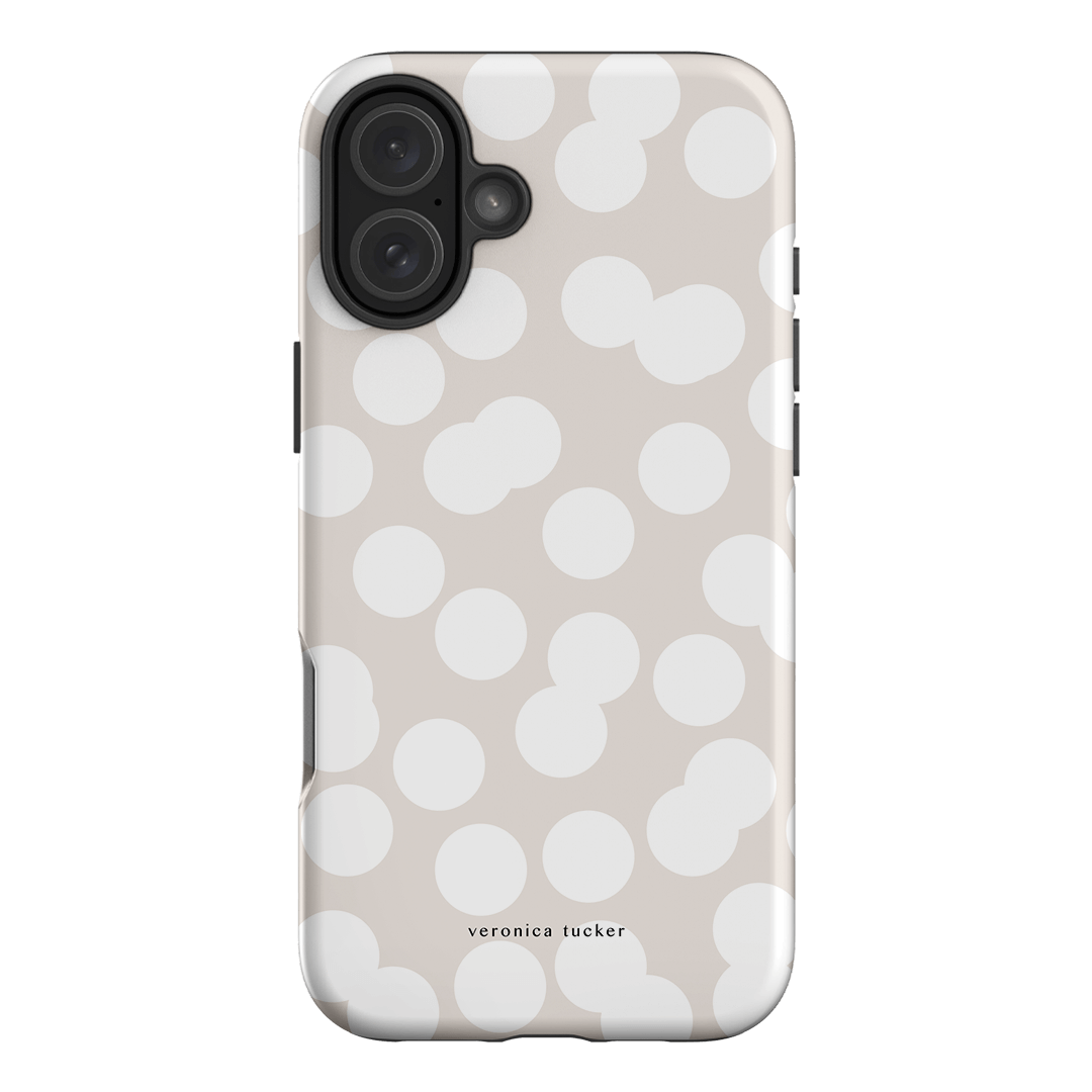 Confetti White Printed Phone Cases iPhone 16 Plus / Armoured by Veronica Tucker - The Dairy