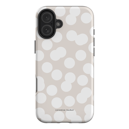 Confetti White Printed Phone Cases iPhone 16 Plus / Armoured by Veronica Tucker - The Dairy