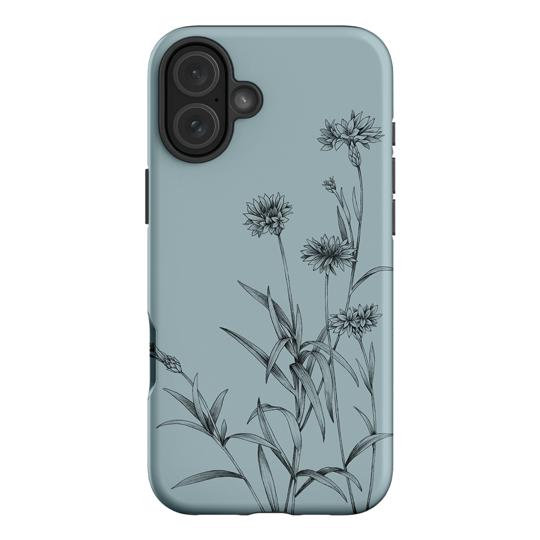 Cornflowers Study Printed Phone Cases iPhone 16 Plus / Armoured by Typoflora - The Dairy