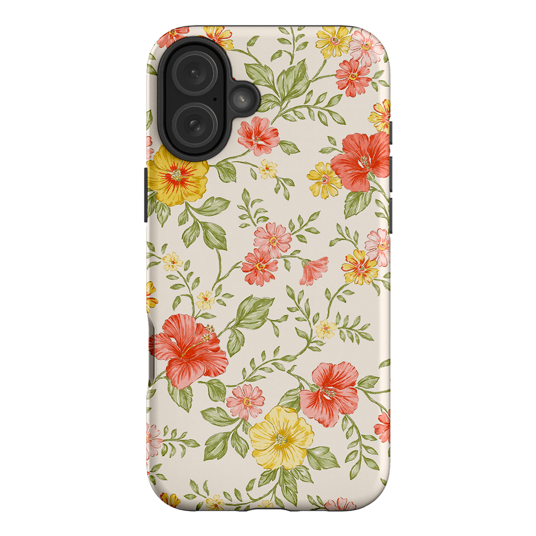 Hibiscus Printed Phone Cases iPhone 16 Plus / Armoured by Oak Meadow - The Dairy