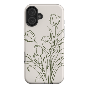 Inked Tulips Printed Phone Cases iPhone 16 Plus / Armoured by Typoflora - The Dairy