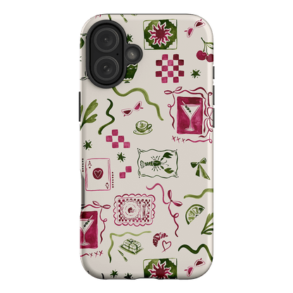 Martini Gal Printed Phone Cases iPhone 16 Plus / Armoured by Charlie Taylor - The Dairy