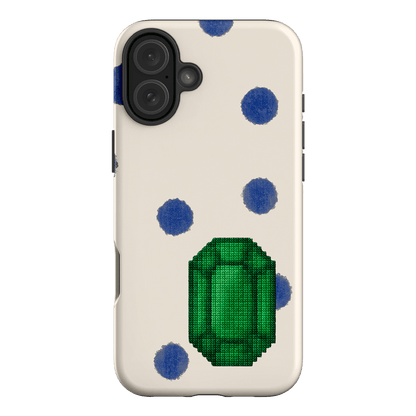 May Emerald Printed Phone Cases iPhone 16 Plus / Armoured by Joiana - The Dairy