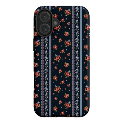 Midnight Stripe Printed Phone Cases iPhone 16 Plus / Armoured by Kasiags Art - The Dairy