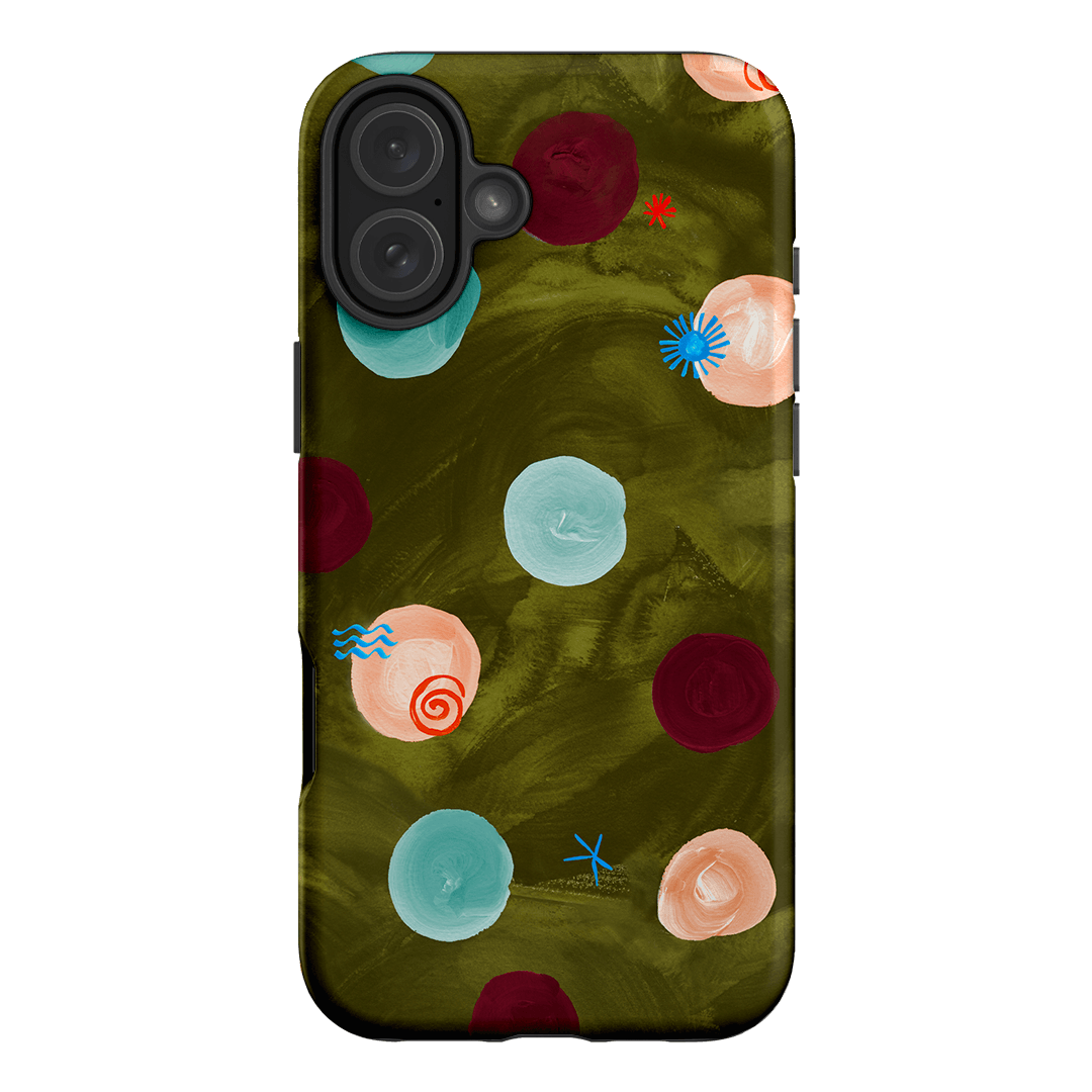 Olive Spot Printed Phone Cases iPhone 16 Plus / Armoured by Charlie Taylor - The Dairy