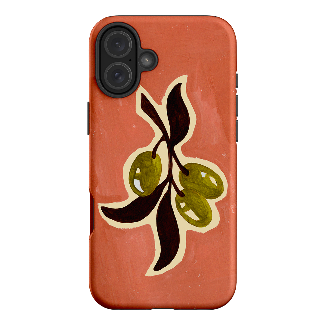 Olives Printed Phone Cases iPhone 16 Plus / Armoured by Studio Bon - The Dairy