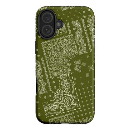 Paisley Fern Printed Phone Cases iPhone 16 Plus / Armoured by The Dairy - The Dairy