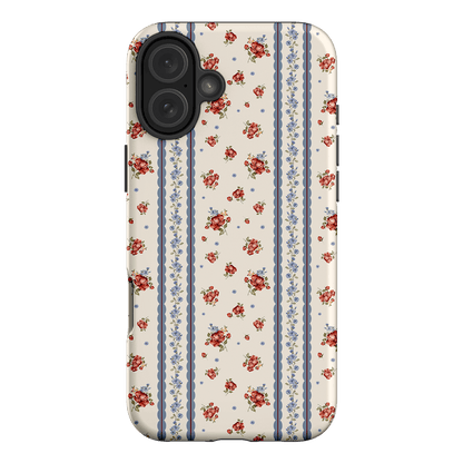 Rose Stripe Printed Phone Cases iPhone 16 Plus / Armoured by Kasiags Art - The Dairy