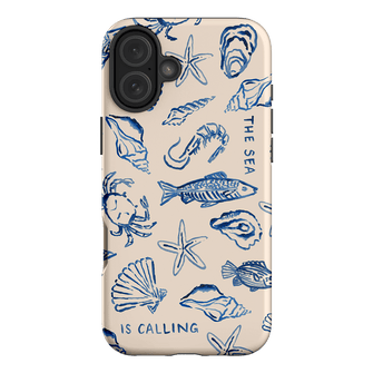 Sea Call Printed Phone Cases iPhone 16 Plus / Armoured by Cass Deller - The Dairy
