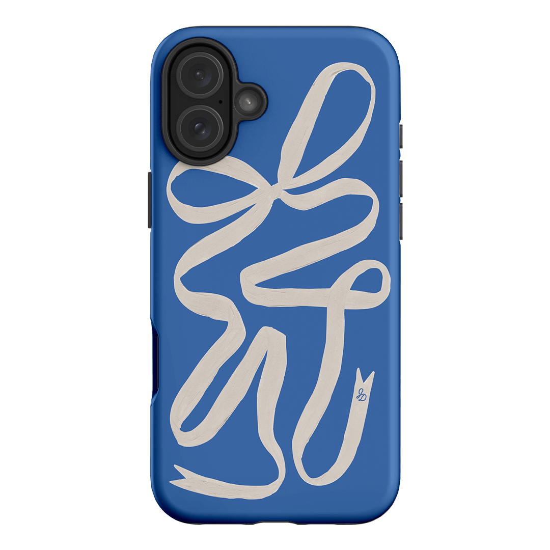 Something Blue Ribbon Printed Phone Cases iPhone 16 Plus / Armoured by Jasmine Dowling - The Dairy