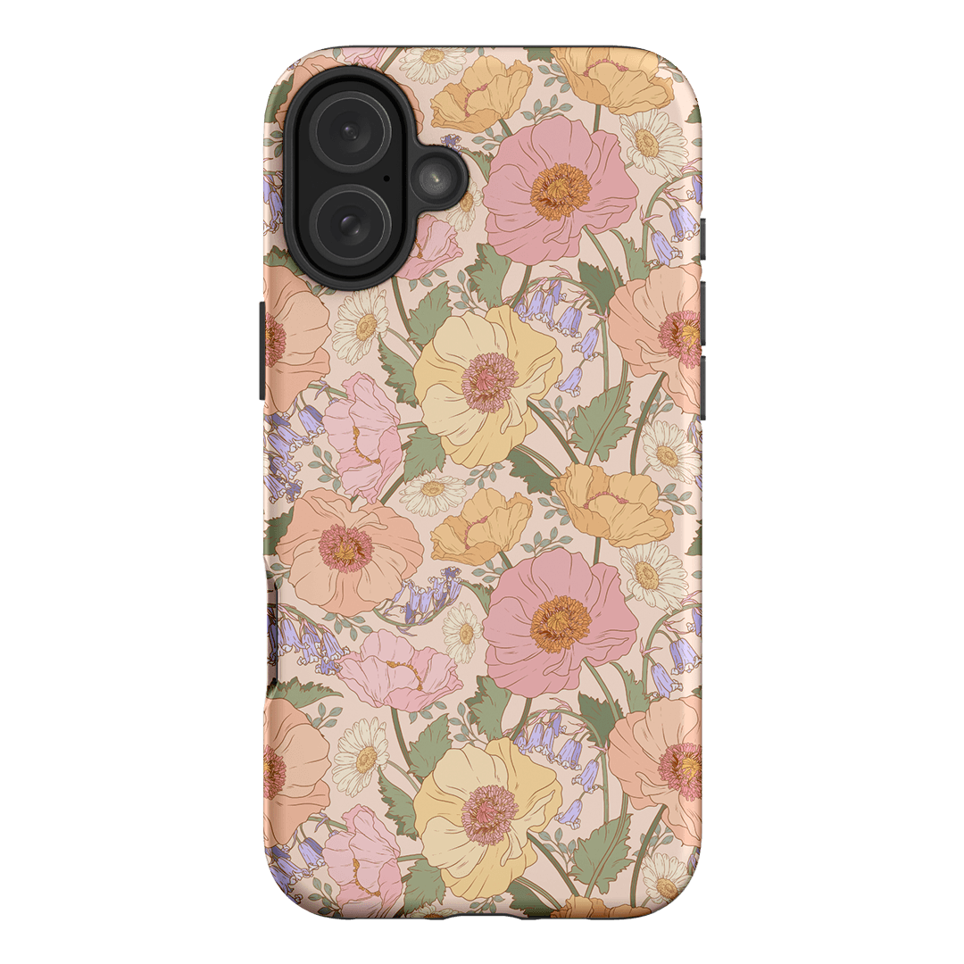 Spring Poppy Printed Phone Cases iPhone 16 Plus / Armoured by Kasiags Art - The Dairy