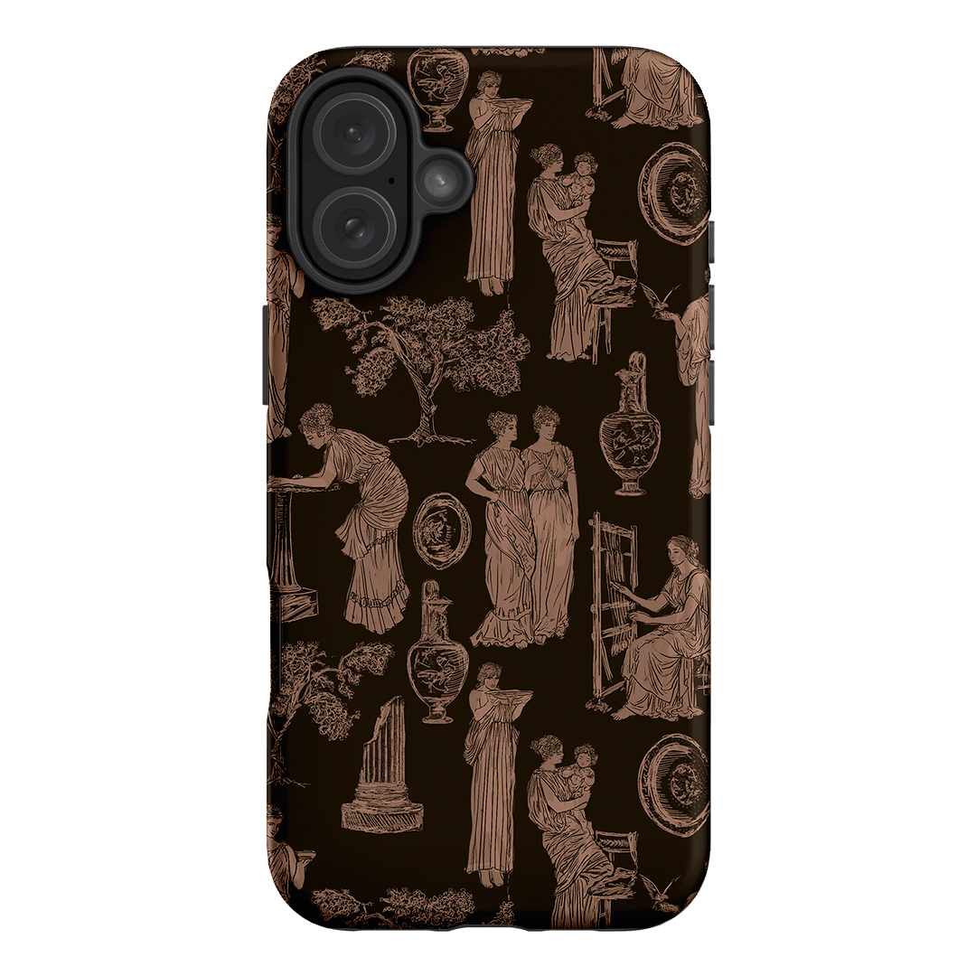 Symposium Burnt Umber Printed Phone Cases iPhone 16 Plus / Armoured by Veronica Tucker - The Dairy