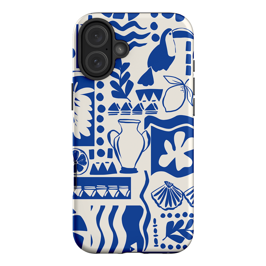 Toucan Blue Printed Phone Cases iPhone 16 Plus / Armoured by Charlie Taylor - The Dairy