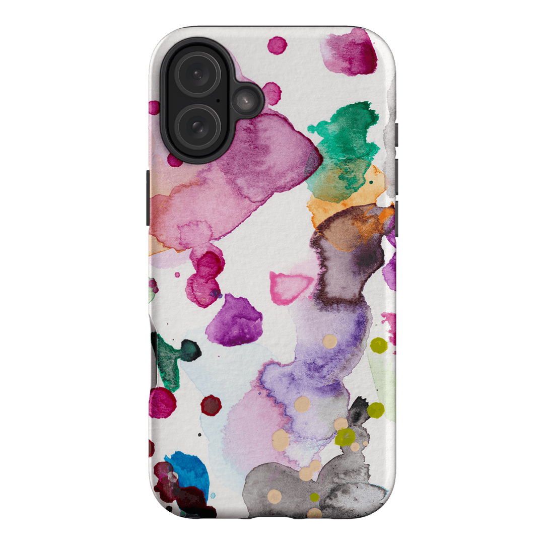 Watercolour Palette Printed Phone Cases iPhone 16 Plus / Armoured by The Dairy - The Dairy
